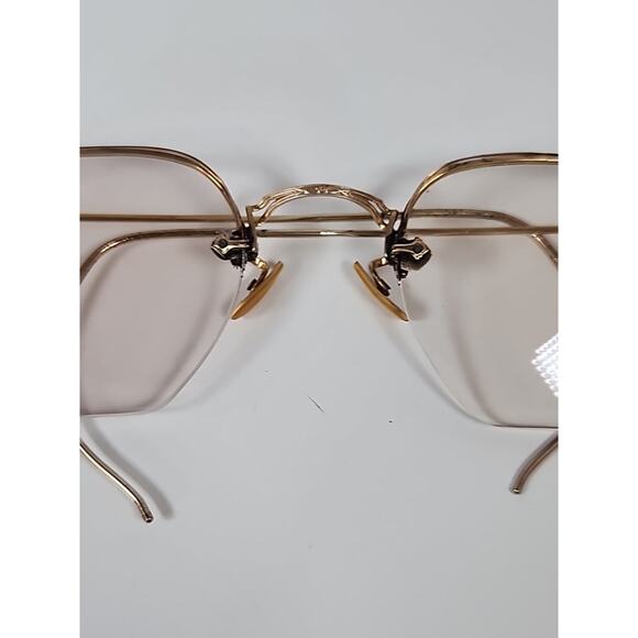 VINTAGE AO AMERICAN OPTICAL 1/10 12K GF GOLD FILLED EYEGLASSES Frames Only - Picture 5 of 10